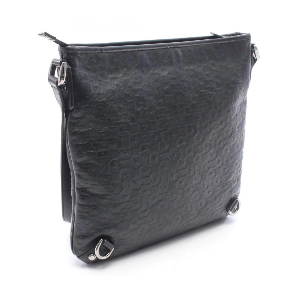 GUCCI Black Leather Horsebit Shoulder Bag - Picture 2 of 11